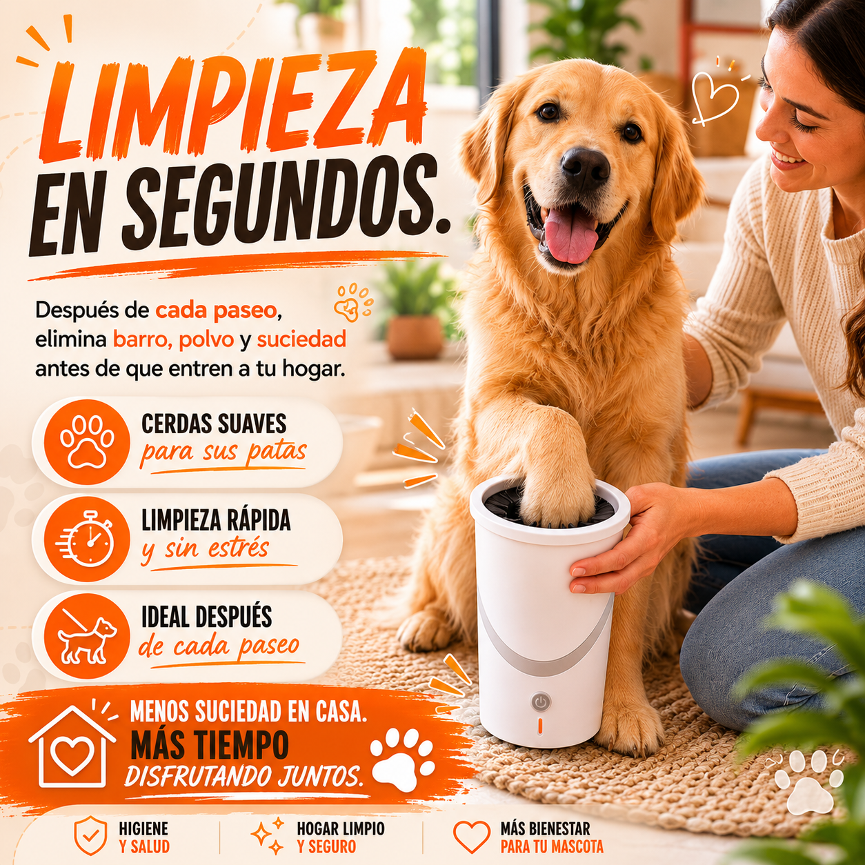 PawCleaner™ | Porque su Bienestar Empieza por Donde Pisa