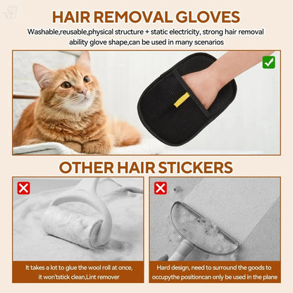 Guantes Reutilizables Removedores de Pelo para Mascotas 🐾